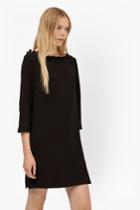 French Connection Arrow Crepe Pom Pom Tunic Dress