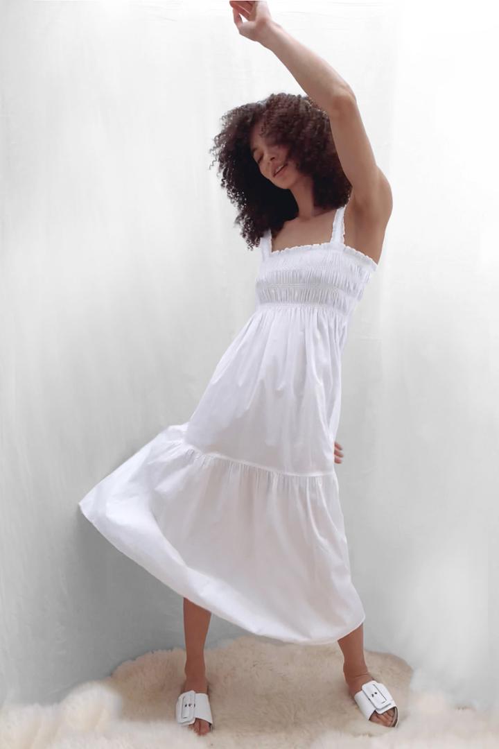 French Connection Ekeze Rhodes Solid Sun Dress