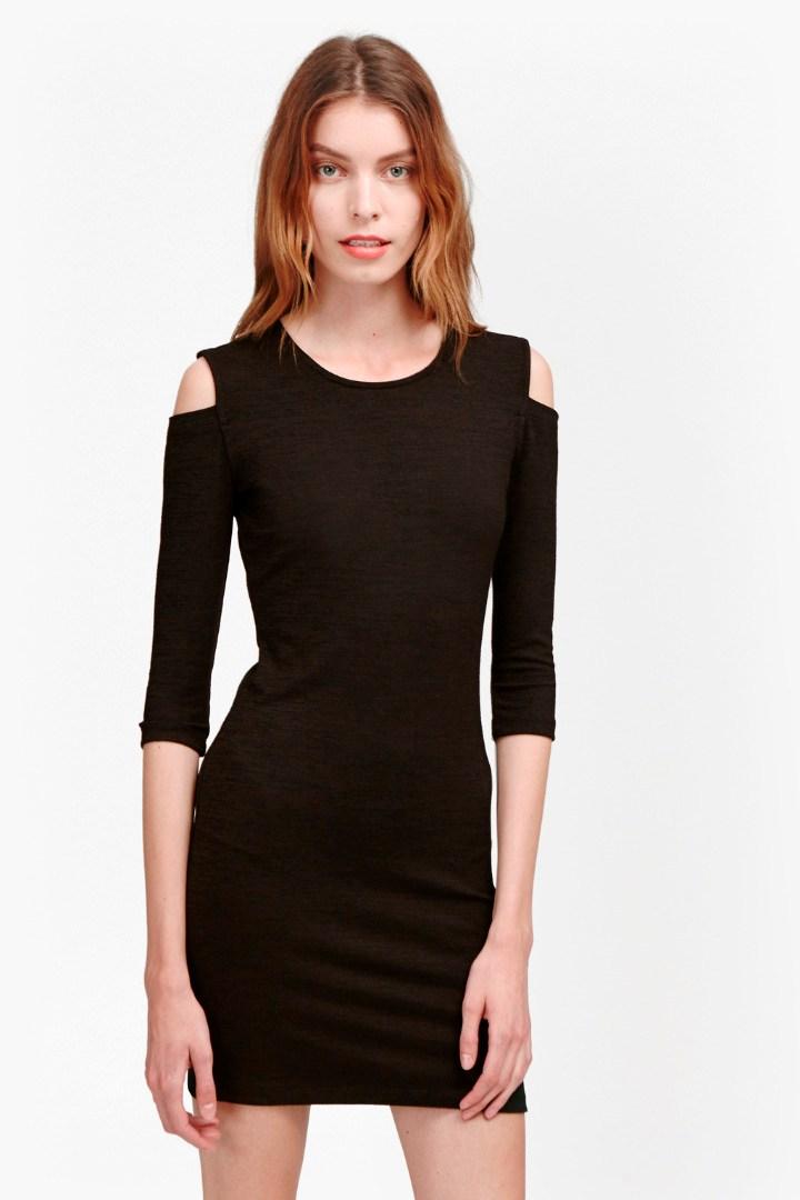 French Connection Sweeter Sweater Cold Shoulder Dress