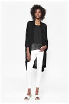French Connection Isra Pointelle Oversized Cardigan