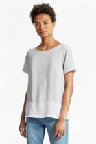 French Connection Crepe Light Colour Block T-shirt
