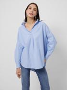 French Connection Bega Stripe Dip Hem Long Sleeve Shirt