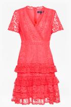 French Connection Arta Lace Ruffle Dress