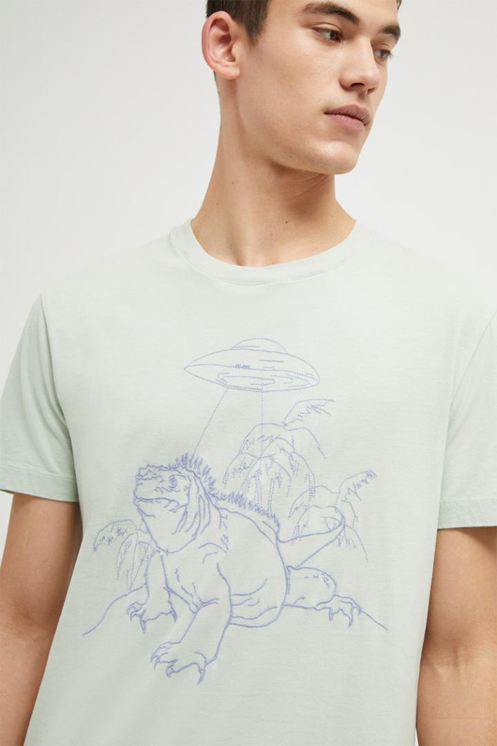 French Connenction Iguana Print T-shirt