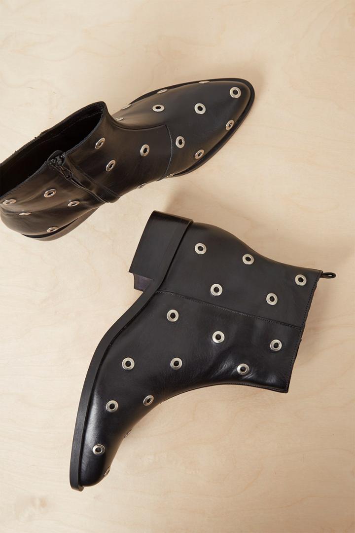 French Connenction Valera Eyelet Ankle Boots