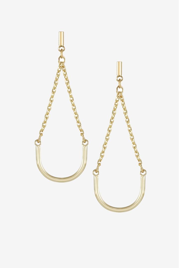 French Connection Tube Teardrop Earrings