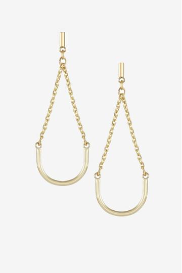 French Connection Tube Teardrop Earrings