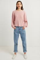 French Connenction Willow Jersey Cropped Top