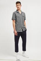 French Connenction Space Gingham Check Shirt