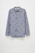 French Connenction Gingham Bubble Long Sleeve Shirt