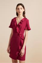 French Connenction Alianor Stretch Frill Dress