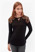 French Connection Juliette Lace Long Sleeve Top