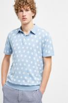 Fcus Superfine Hibiscus Dot Polo Shirt