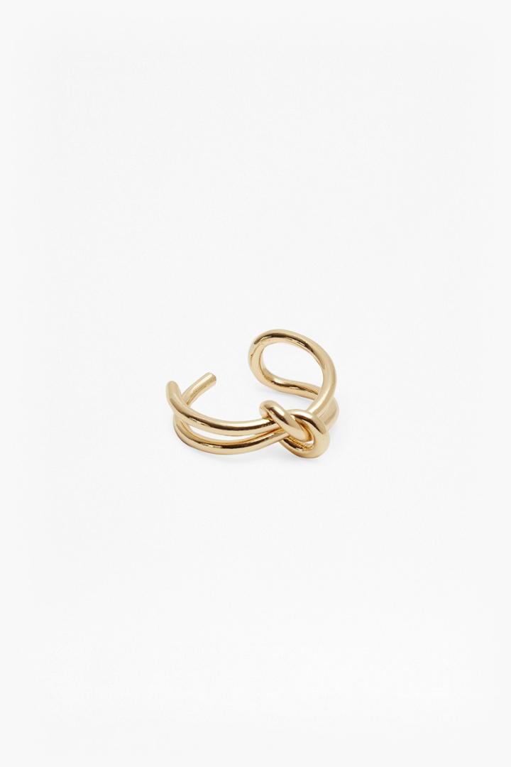 French Connection Core Looped Knot Ring