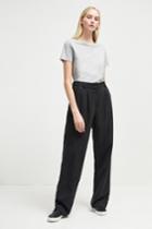 French Connenction Caspia Linen Pleated Trousers