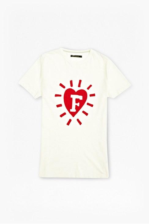 French Connection F'in Heart Graphic T-shirt