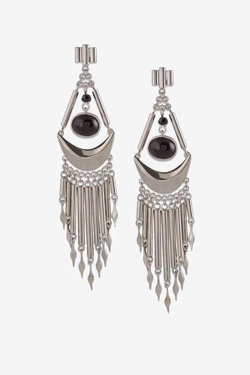 French Connection Fringe Statement Earrings