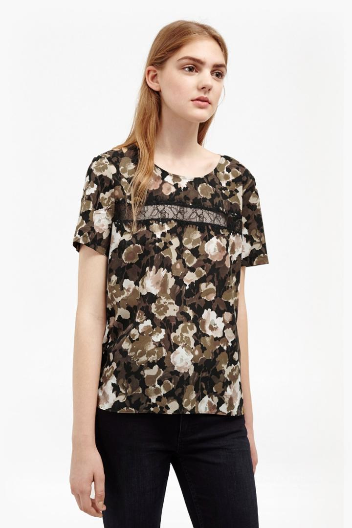French Connection Adeline Dream Floral Lace Top