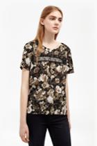 French Connection Adeline Dream Floral Lace Top