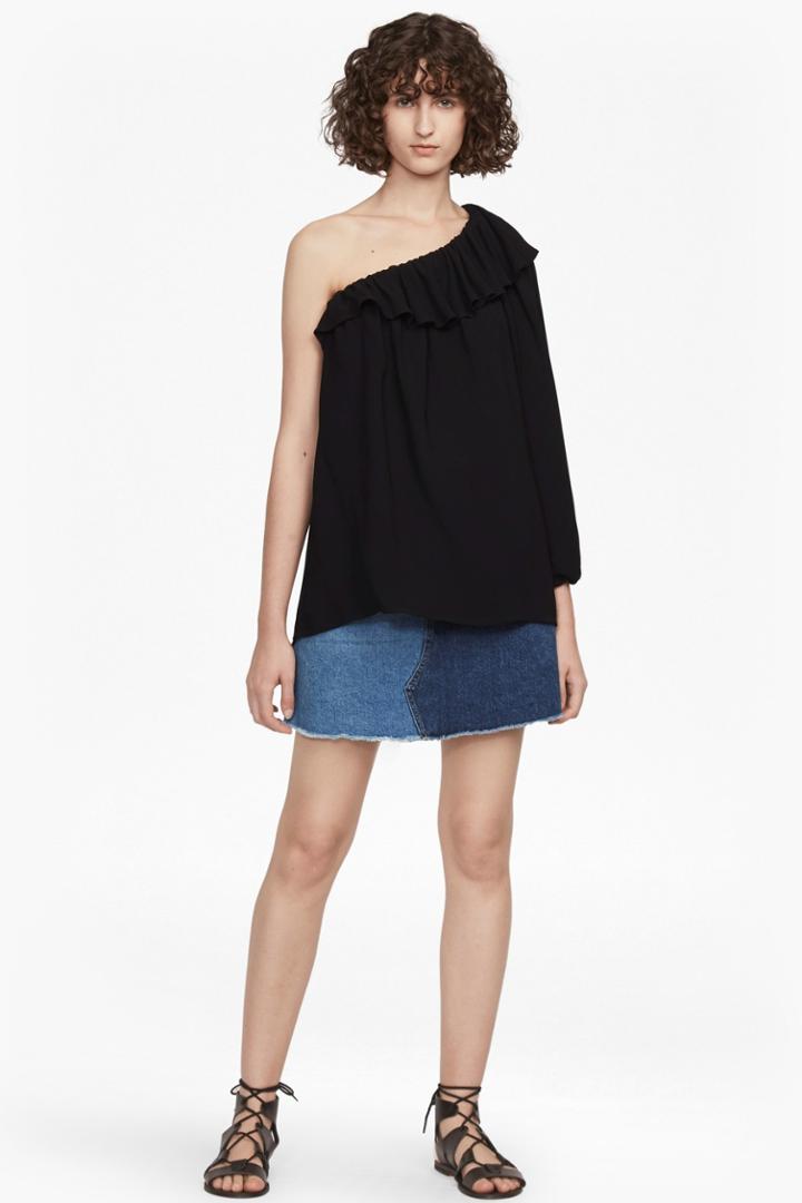 Fcus Evening Dew One Shoulder Top