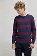 French Connenction Striped Argyle Overdye Jumper