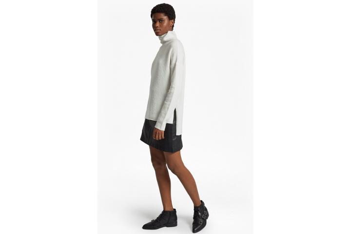 French Connection Aya Flossy Funnel Neck Sweater