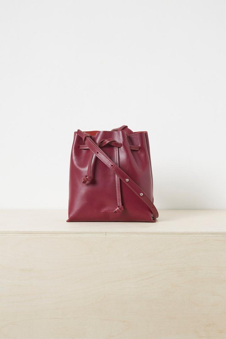 Fcus Sauda Leather Bucket Bag