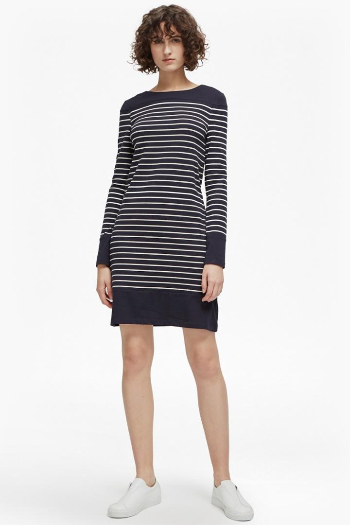 Fcus Tim Tim Round Neck Striped Dress