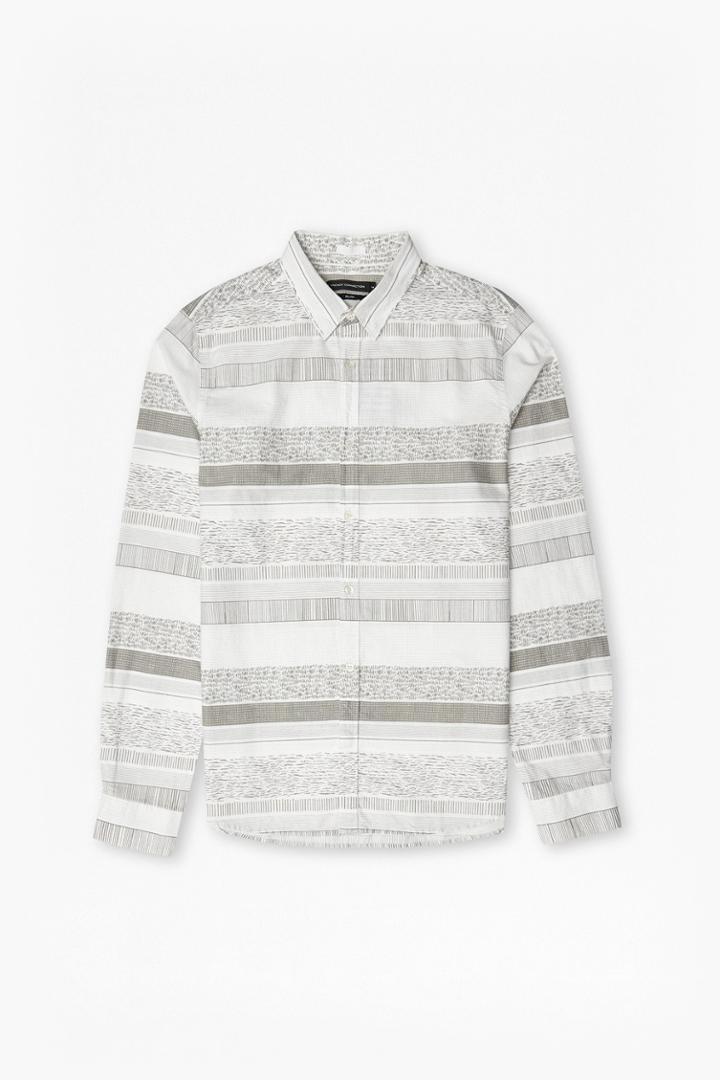 French Connection Komatite Layered Stripe Shirt