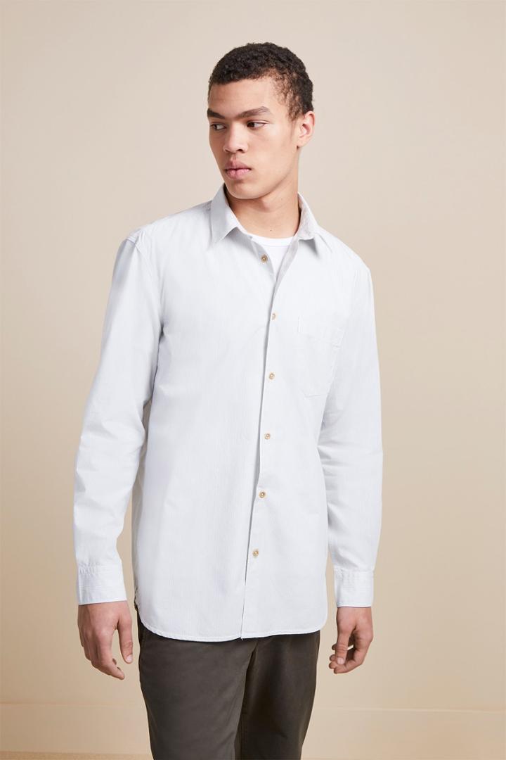 French Connenction Core Peach Cotton Shirt