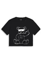 French Connection Fcuk Rude Bear Crop Top