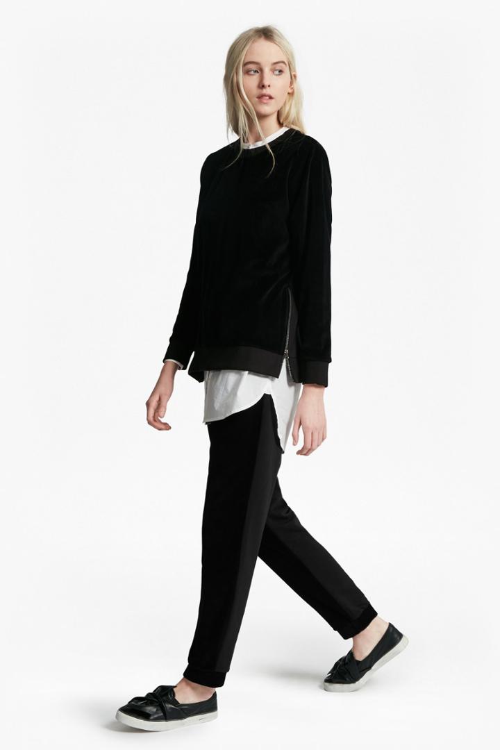 French Connection Albany Velvet Joggers