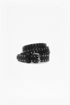French Connection Lorna Studded Leather Belt