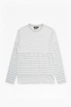 Fcus Double Face Striped Long Sleeved Top