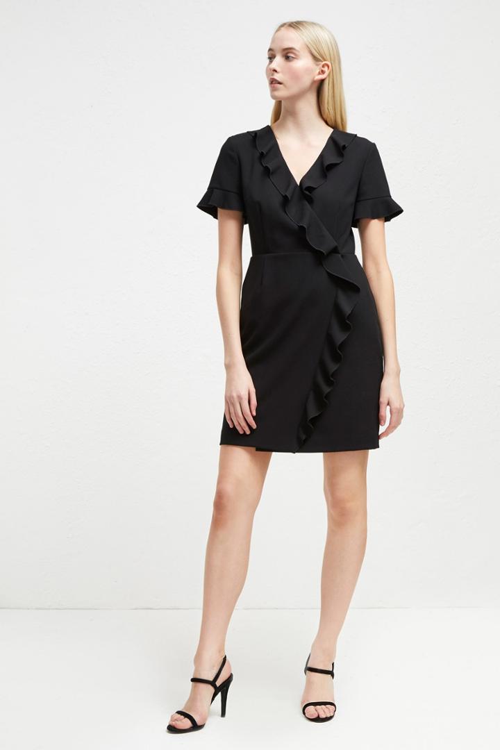 French Connection Alianor Stretch Frill Dress