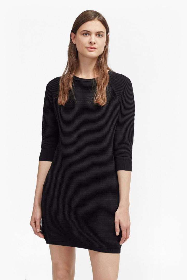 French Connection Mozart Ripple Rib Jumper Dress