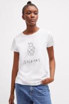 French Connenction Ananas Slogan T-shirt