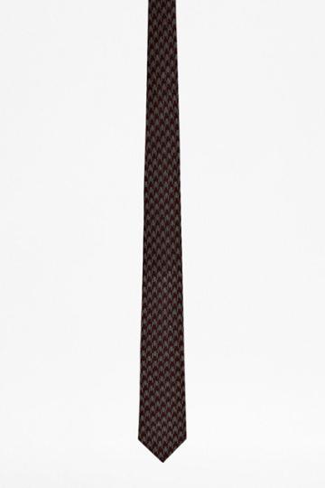 Dogtooth Wool Tie