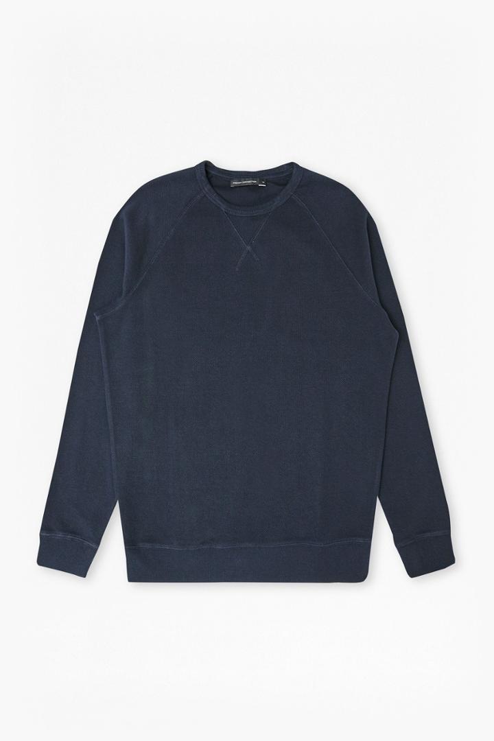 French Connection Winter Pique Raglan Sleeve Sweatshirt