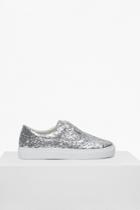 French Connenction Sara Glitter Trainers