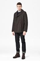 French Connection Peach Pile Twill Jacket