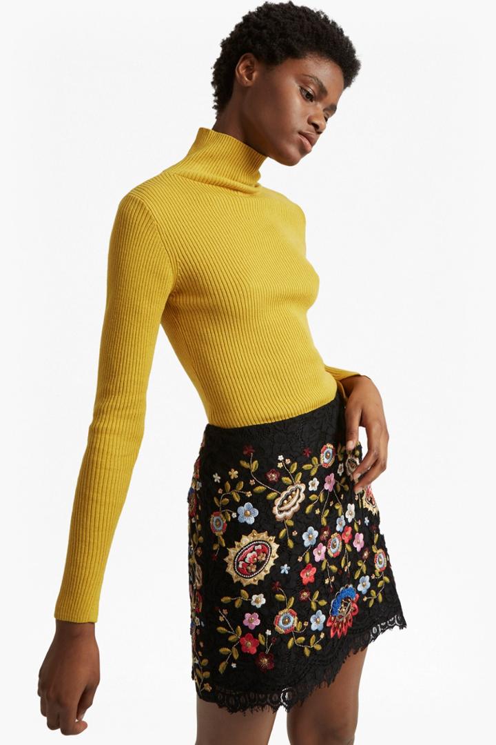 French Connenction Nicola Knits High Neck Jumper