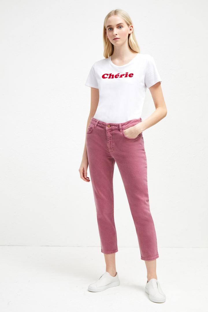 French Connenction Antique Dye Relaxed Tapered Jeans