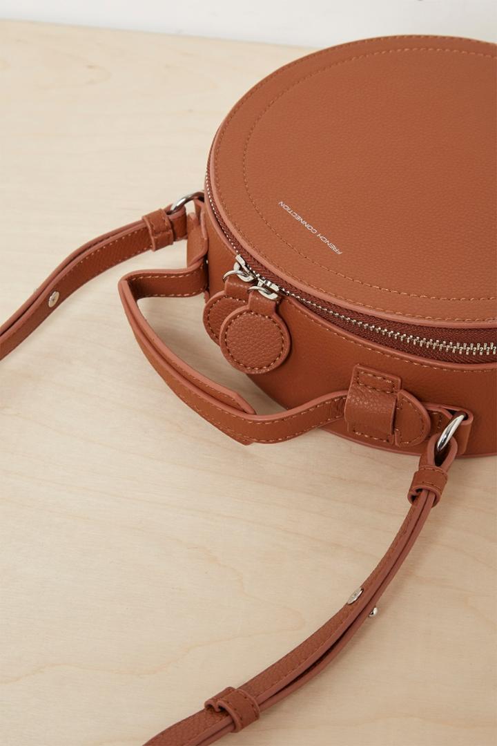 French Connenction Trace Recycled Leather Crossbody Bag