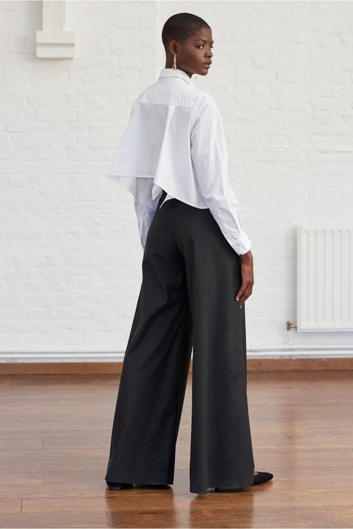 French Connenction Southside Loose Tie Back Shirt