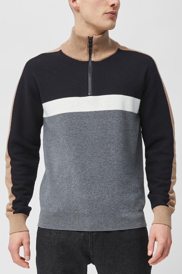 French Connection Milano Half Zip Jumper
