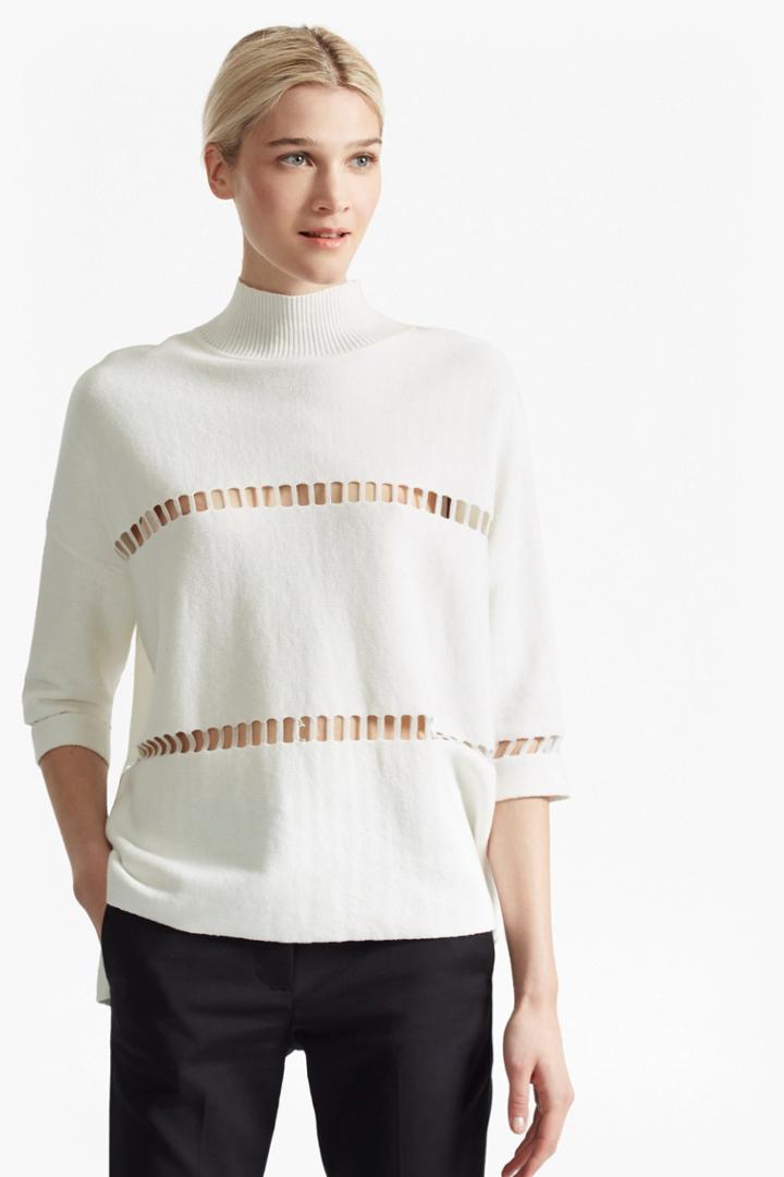 French Connection Milano Mozart Ladder Detail Jumper