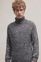 Fcus Twisted Cable Knit Roll Neck Jumper