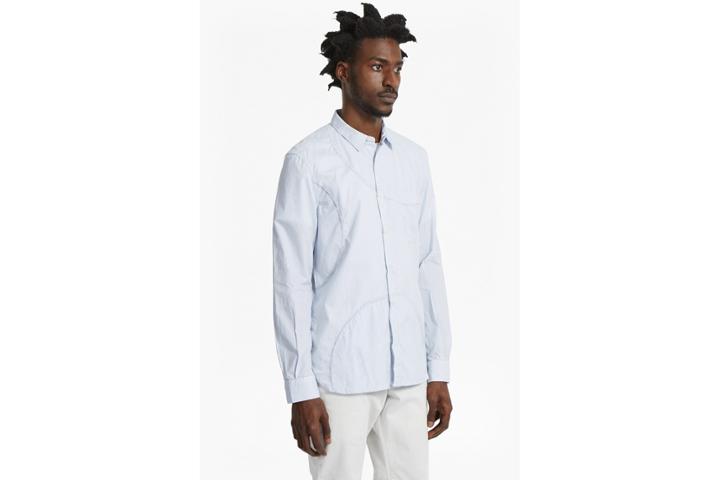 French Connection Multi Spot Patch Striped Shirt