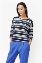 French Connection Suo Stripe Long Sleeved Top